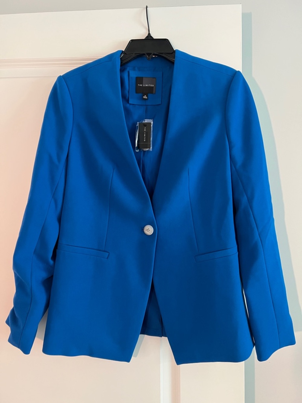 The Limited Women's Bright Blue Single-Button Blazer